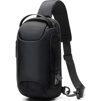 HARAHU Чантичка за кръст с usb зареждане is-36230 - черна kp36230 (is-36230)