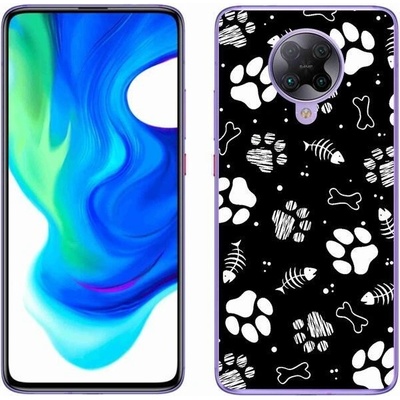 Pouzdro mmCase Gelové Xiaomi Poco F2 Pro - psí tlapky