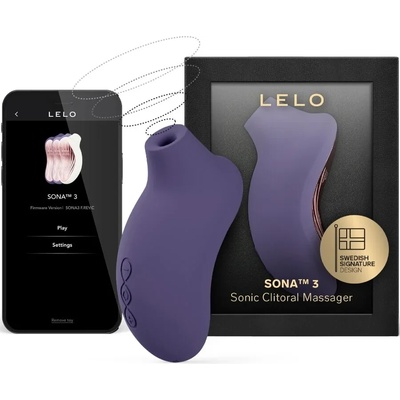 Клитор стимулатор, смарт контрол и звукови вълни - Lelo Sona 3 Purple (D-245059)