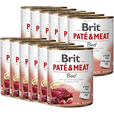 Brit Paté & Meat Beef 12 x 800 g