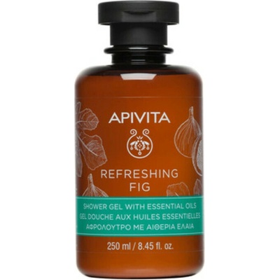 Apivita Refreshing Fig osviežujúci sprchový gél s esenciálnymi olejmi 250 ml
