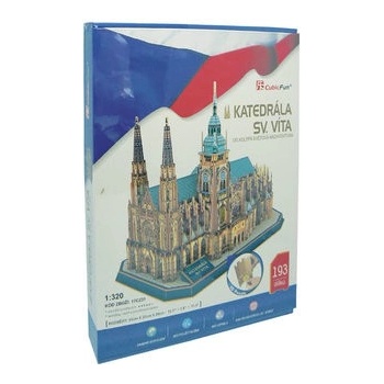 CubicFun 3D puzzle Katedrala Svatého Vita 193 ks
