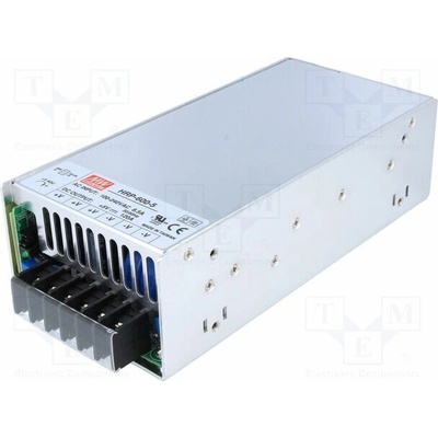 MEAN WELL HRP-600-5 Napájecí zdroj: spínaný; k vestavbě,modulový; 600W; 5VDC; 120A