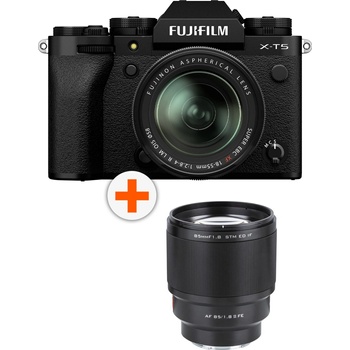 Fujifilm X-T5 18-55mm Black + AF 85mm f/1.8 II (Fujifilm X)