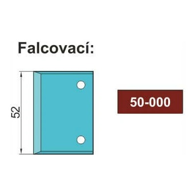 Sada nožů 50-000 do frézovací hlavy B-50, 3 ks