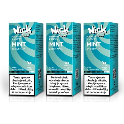 Nick SW COOL MINT 10 ml 16 mg 3 ks