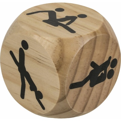 drevená kocka s polohami kamasutra