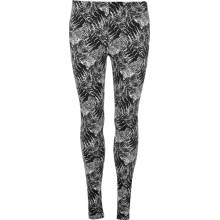 Golddigga All Over Print Leggings Ladies Black/White Zeb