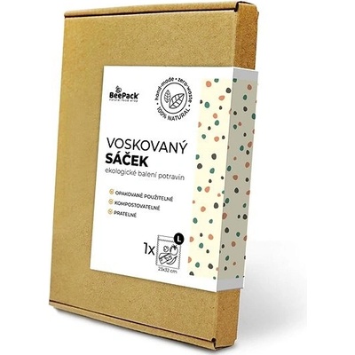 BEEPACK Voskovaný sáček Dots, L – Zboží Mobilmania