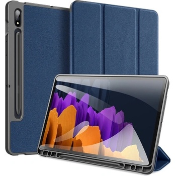 DUX DOMO Zaklápací kryt Samsung Galaxy Tab S7+ modrý 22807
