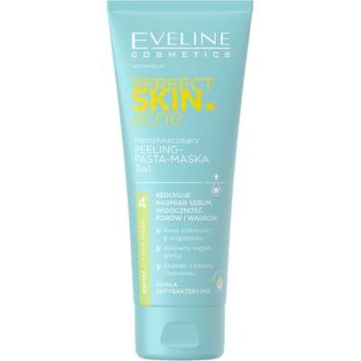 Eveline Cosmetics Acne peelingová pasta na obličej 75 ml