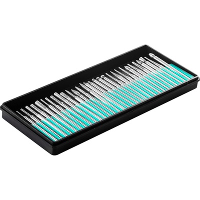 VERTO Принадлежности за мини шлайфмашина, диамантени фрези, комплект от 30 бр. 50g027 (50g027)