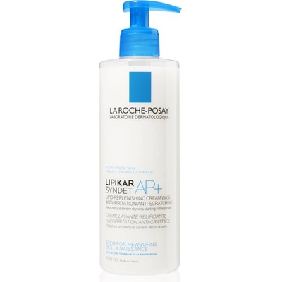 La Roche-Posay Lipikar Syndet AP+ почистващ крем-гел против възпаление и сърбеж 400ml