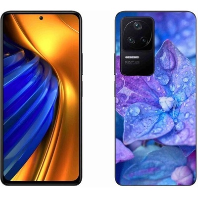 Pouzdro mmCase Gelové Xiaomi Poco F4 - fialový květ