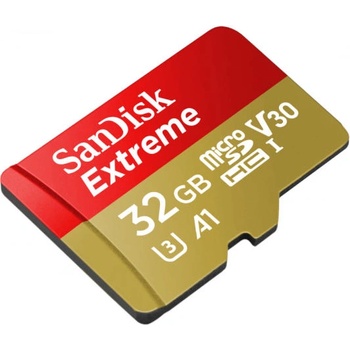 SanDisk microSDHC Extreme 32GB UHS-I/V30/A1/C10 SDSQXAF-032G-GN6MA/173420