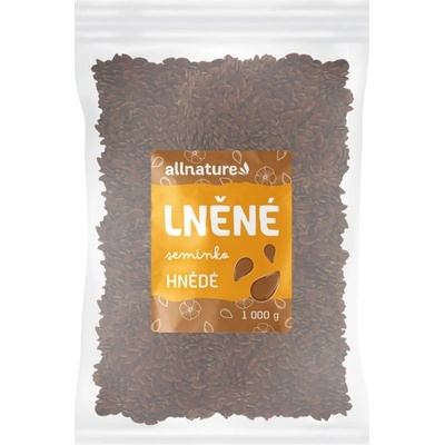 Allnature Lněné semínko hnědé semínka 1000 g