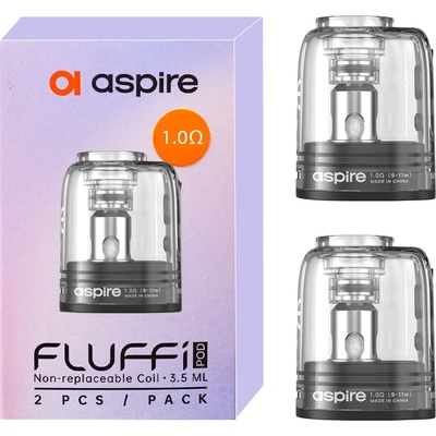 Aspire Fluffi 2 бр пълнителя 1.0 ома без мундщук - 3.5мл