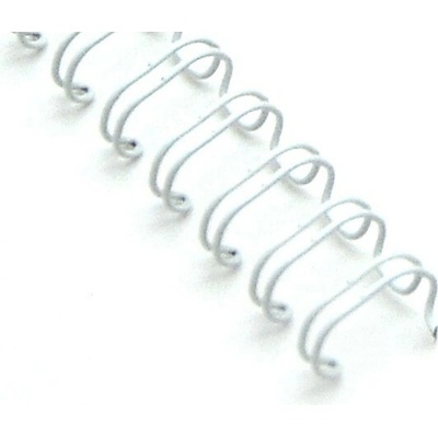 Kovový chrbát 11,1mm (7/16') biela 100ks