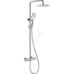 Bath Deluxe Душ комплект с термостатен смесител dragor, лъскав хром (bt0071)