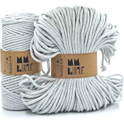 MMboutique bavlněná šňůra 4mm Light grey Varianta návinu: Přadeno
