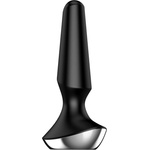Satisfyer Plug-ilicious 2 - анален вибратор с управление чрез приложение (черен)