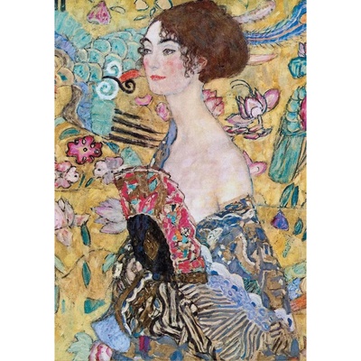 Piatnik Klimt Dáma s vějířem 1000 dílků