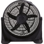 EUROLAMP Подов вентилатор 100 w / 230 v, Ø 50 см, черен (eu0707)