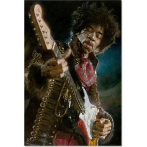 NNM плакат jimi hendrix - art by sebastian kruger - gpe6066