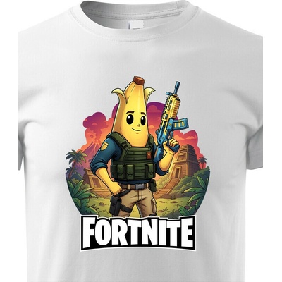 Dětské tričko Peely fortnite BíláCanvas Dětské tričko Bezvatriko.cz 3209