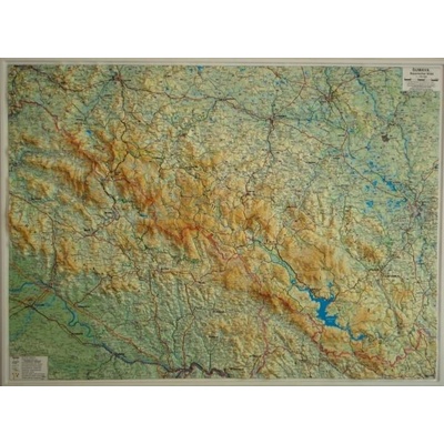 Šumava - plastická mapa 100 x 75 cm