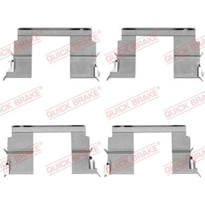 QUICK BRAKE Sada prislusenstvi, oblozeni kotoucove brzdy 109-1783