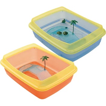 Ferplast - Plastic turtle bowls Tortugas - пластмасов аквариум за костенурки 47 / 36 / 15, 5 cm