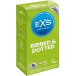 EXS Condoms Ribbed and Dotted, 12 pcs