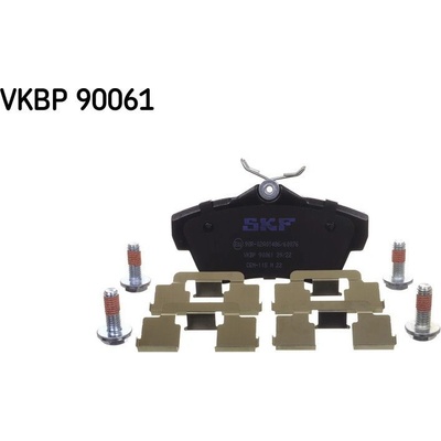 Sada brzdových destiček, kotoučová brzda SKF VKBP 90061