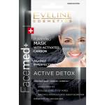 Eveline cosmetics Маска за лице Facemed+ с активен въглен, 2 бр (2539617)