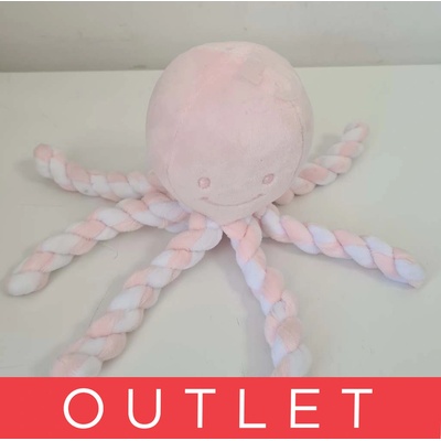 Nattou první hračka miminka chobotnička Piu Piu Lapidou light růžová
