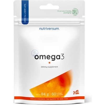 Nutriversum Omega 3, 60 kapslí