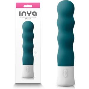  Пулсиращ вибратор, иновативна технология, 17, 5см. - INYA Shake Teal (NSTOYS0901)
