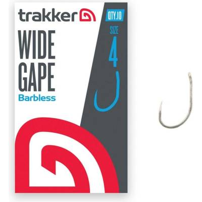 Trakker Wide Gape Hooks Barbless vel.4 10 ks