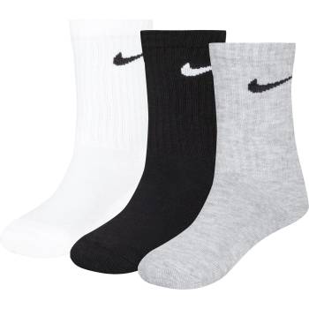 Nike Детски чорапи Nike Basic Crew 3Pk Sock Infants - White/Gray