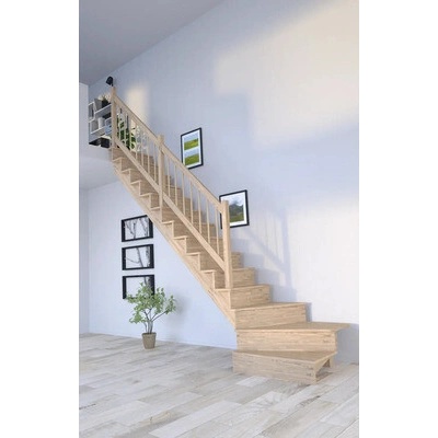 Pertura Atanas Dub s podstupnicami dub 1/4-otočené dole vľavo 100 cm 13/14