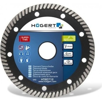 Hogert Nebrusný diamantový kotouč 125 mm HT6D712