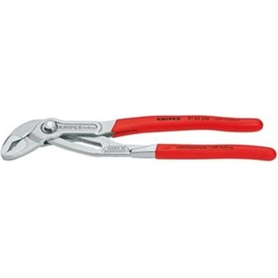 Knipex 87 03 300 - Kleště stavitelné siko 300mm instalatérské, Cobra, chromované, rukojeti potažené plastem