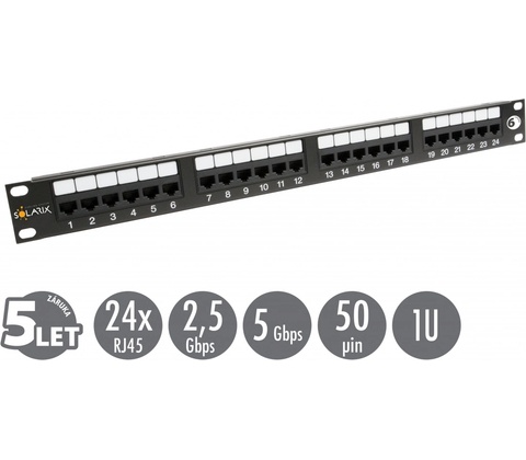 Solarix SX24-6-UTP-BK