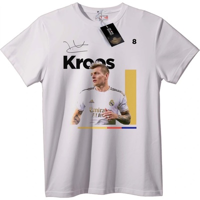 NOONEBRAND Тениска Kroos Real Madrid Футболна - 7XL, Black