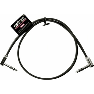 Ernie Ball Flat Ribbon Stereo Patch Cable 60 cm Ъглов - Ъглов Пач кабел