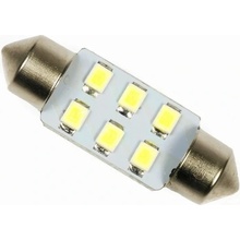 Rabel 31 mm 6 smd C3W C5W C10W SV8,5 bílá