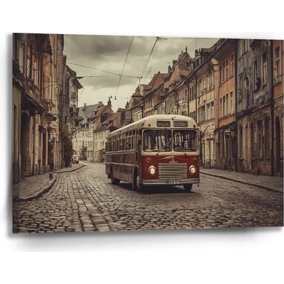 Sablio Obraz Historický autobus - 90x60 cm