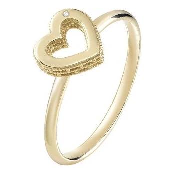 Bliss Златен дамски пръстен с диаманти Bliss 20092574 (20092574)