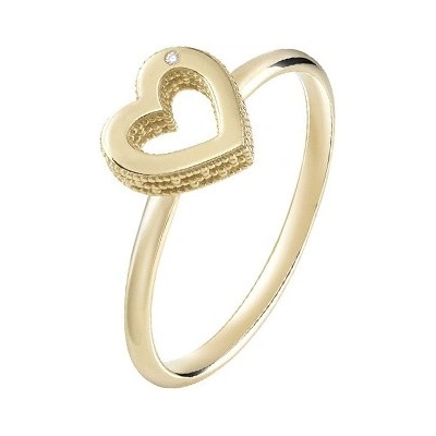 Bliss Златен дамски пръстен с диаманти Bliss 20092574 (20092574)